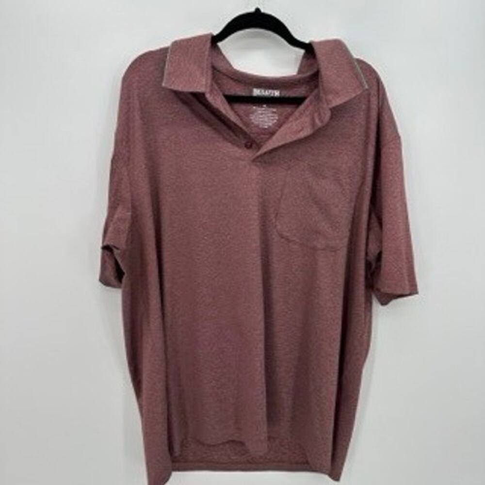Duluth Trading Co Mens Burgundy Standard Fit Polo Size XL Casual‎ Golf Everyday